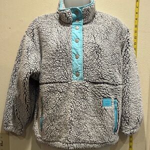 Justice Fleece Jacket with Blue Accents